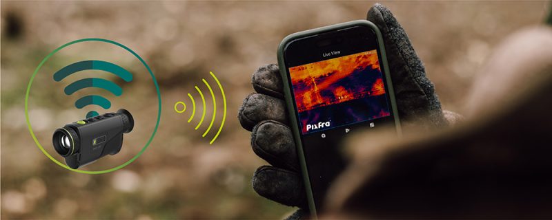 Pixfra ARC – live view on a smartphone via the Pixfra Outdoor app