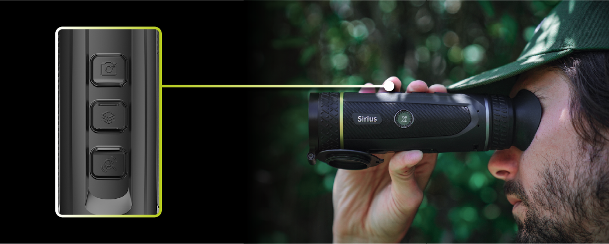 Pixfra SIRIUS – three-button layout for one-handed use